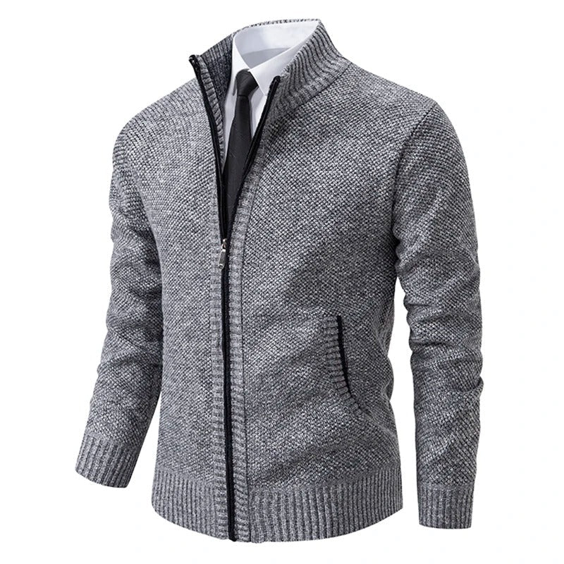 Warm fleecevest voor heren met ritssluiting