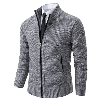 Warm fleecevest voor heren met ritssluiting