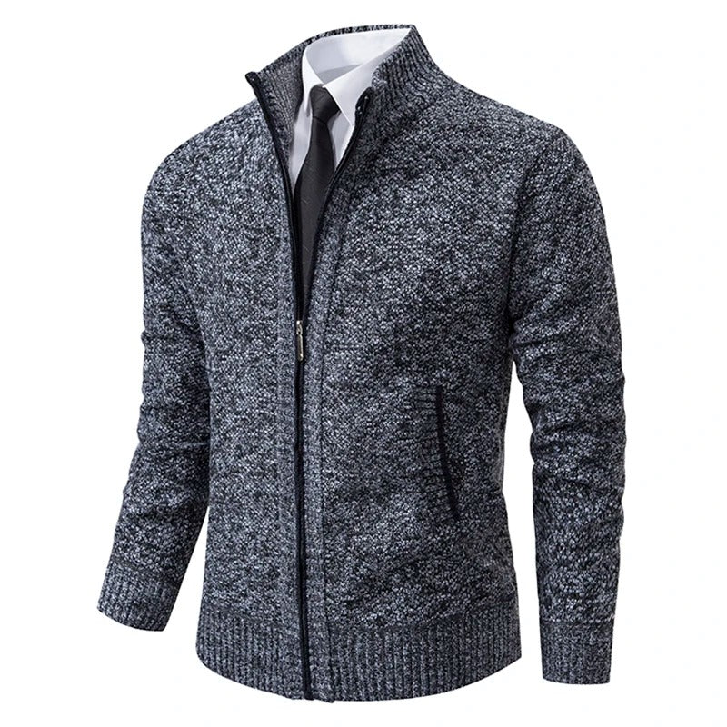 Warm fleecevest voor heren met ritssluiting