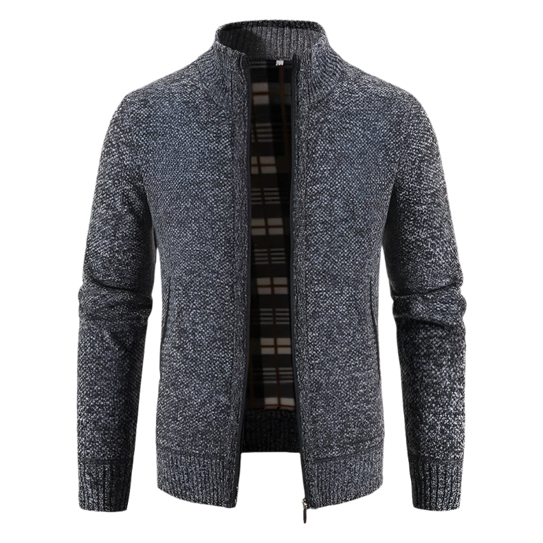 Warm fleecevest voor heren met ritssluiting