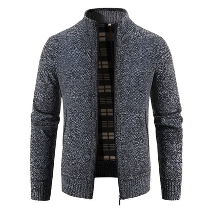 Warm fleecevest voor heren met ritssluiting
