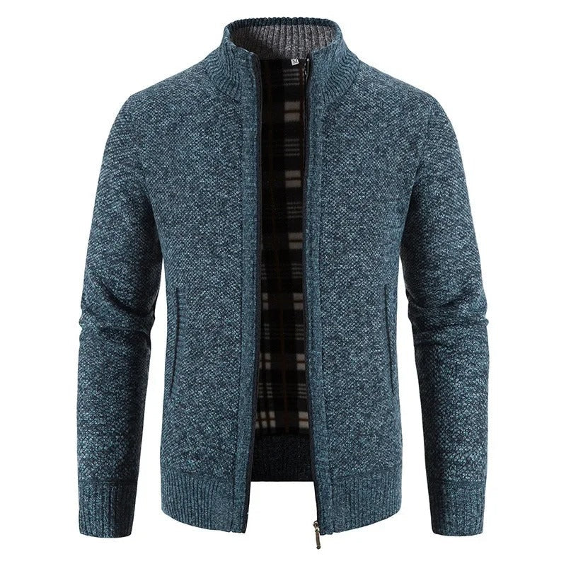 Warm fleecevest voor heren met ritssluiting