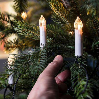 Warmwitte led-kaarsverlichting – Klassieke kerstdecoratie voor in de kerstboom