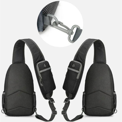 Waterdichte antidiefstal schouderrugzak met meerdere vakken – Lichtgewicht crossbody reistas