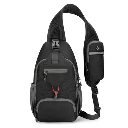 Waterdichte antidiefstal schouderrugzak met meerdere vakken – Lichtgewicht crossbody reistas
