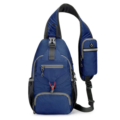 Waterdichte antidiefstal schouderrugzak met meerdere vakken – Lichtgewicht crossbody reistas