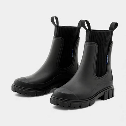 Waterdichte chelsea boots voor dames – Instapmodel met gladde afwerking