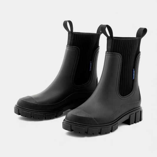 Waterdichte chelsea boots voor dames – Instapmodel met gladde afwerking
