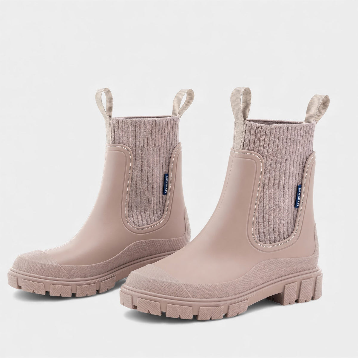 Waterdichte chelsea boots voor dames – Instapmodel met gladde afwerking