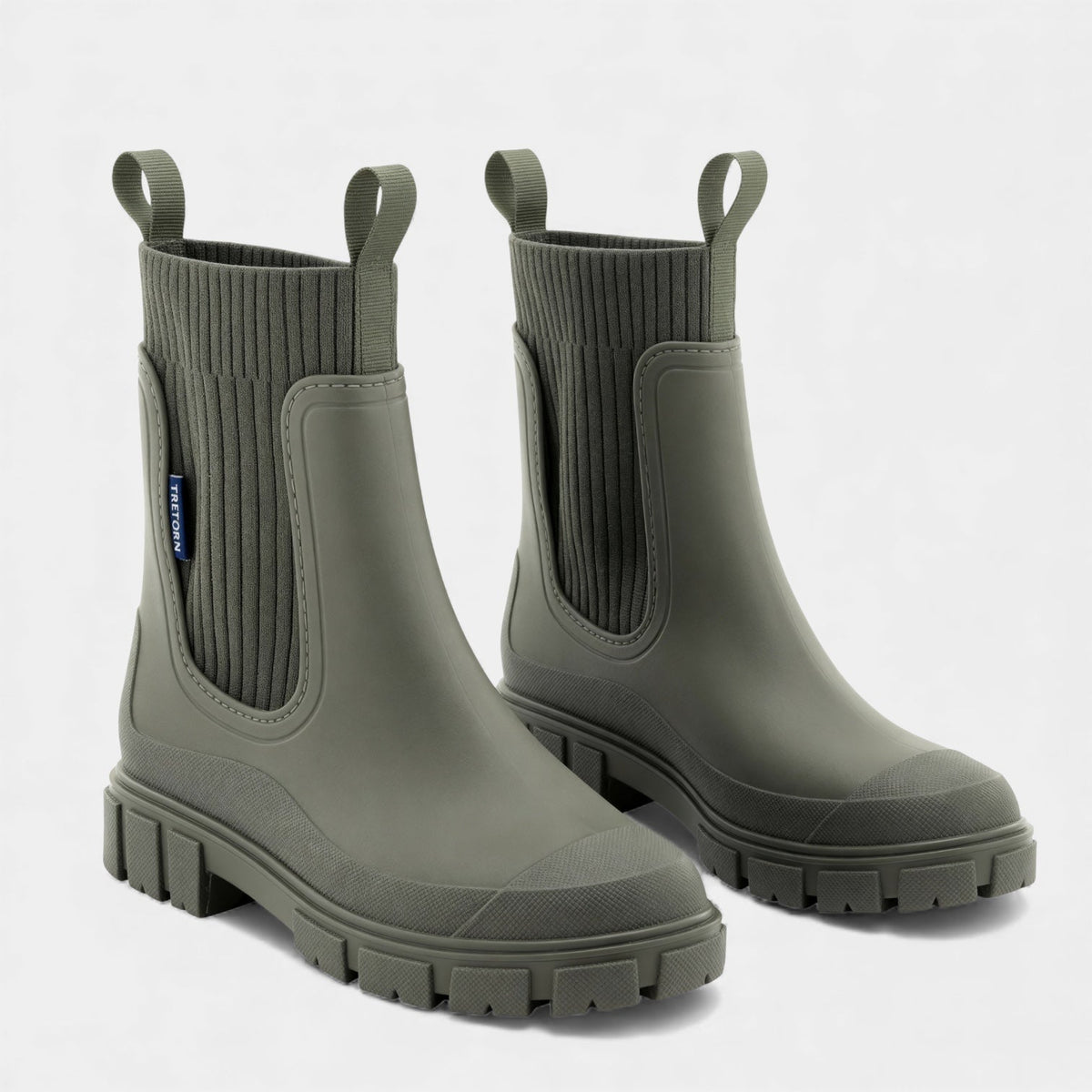 Waterdichte chelsea boots voor dames – Instapmodel met gladde afwerking