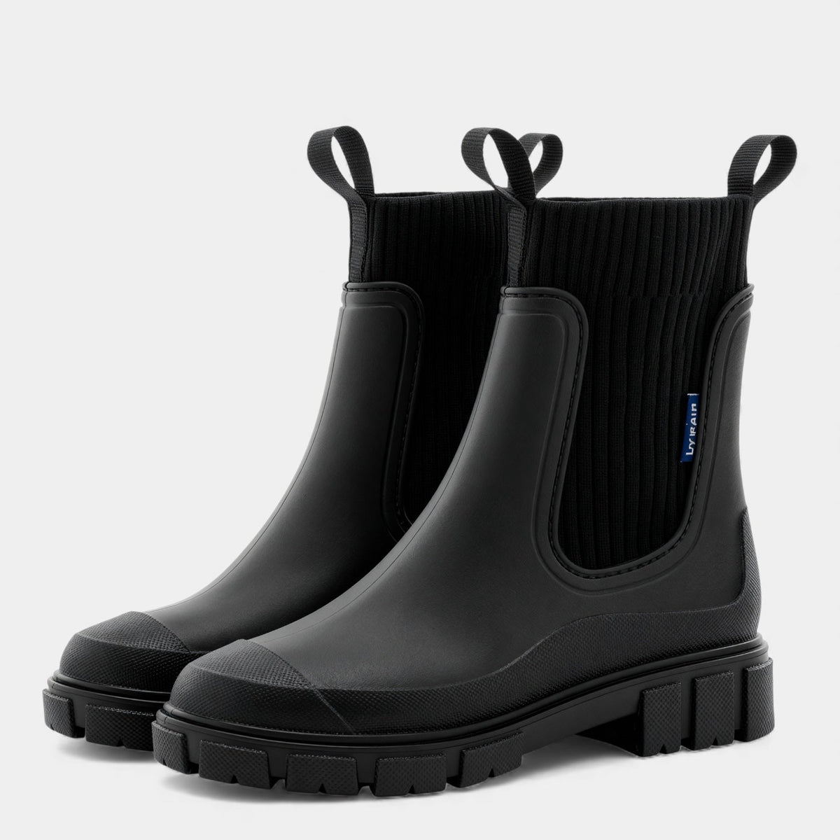 Waterdichte chelsea boots voor dames – Instapmodel met gladde afwerking