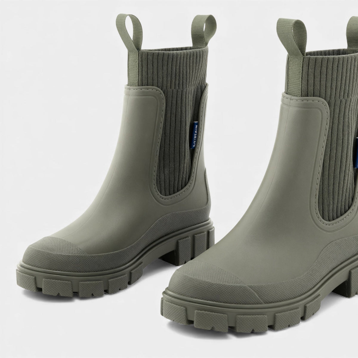 Waterdichte chelsea boots voor dames – Instapmodel met gladde afwerking