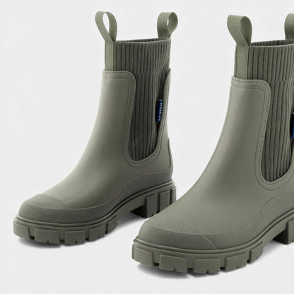 Waterdichte chelsea boots voor dames – Instapmodel met gladde afwerking