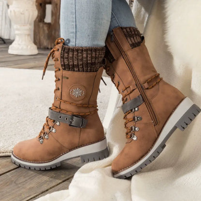 Waterdichte, geïsoleerde snowboots voor dames