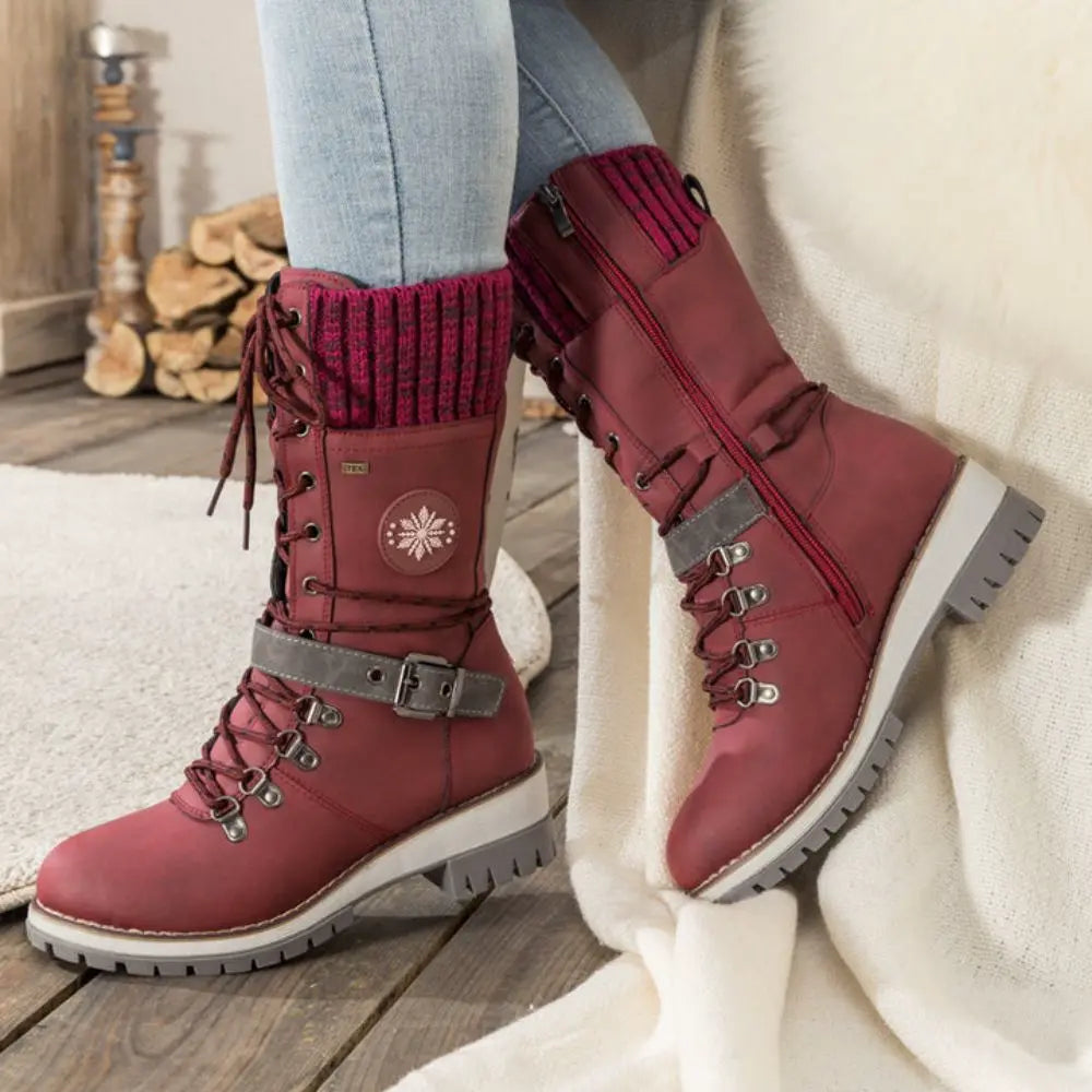 Waterdichte, geïsoleerde snowboots voor dames