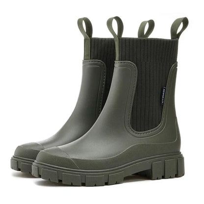 Waterdichte lage regenlaarzen voor dames