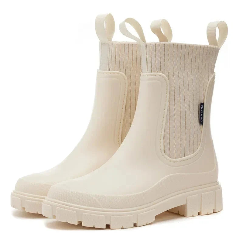 Waterdichte lage regenlaarzen voor dames