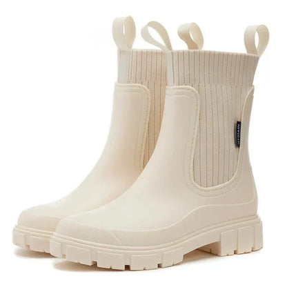 Waterdichte lage regenlaarzen voor dames