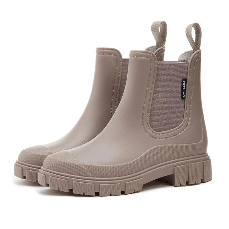 Waterdichte lage regenlaarzen voor dames