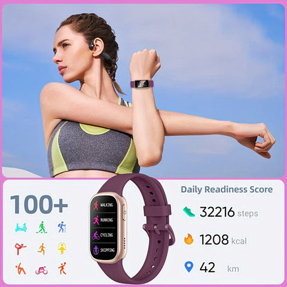 Waterdichte Smartwatch – Fitnesstracker met Lange Batterijduur voor een Actieve Levensstijl