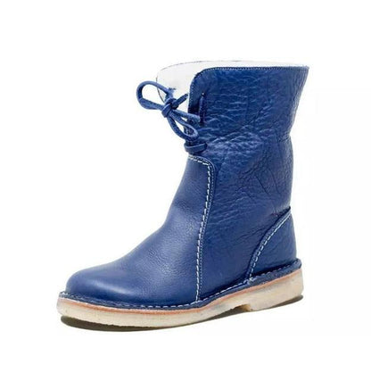 Waterdichte winterlaarzen voor dames met fleece en wollen voering