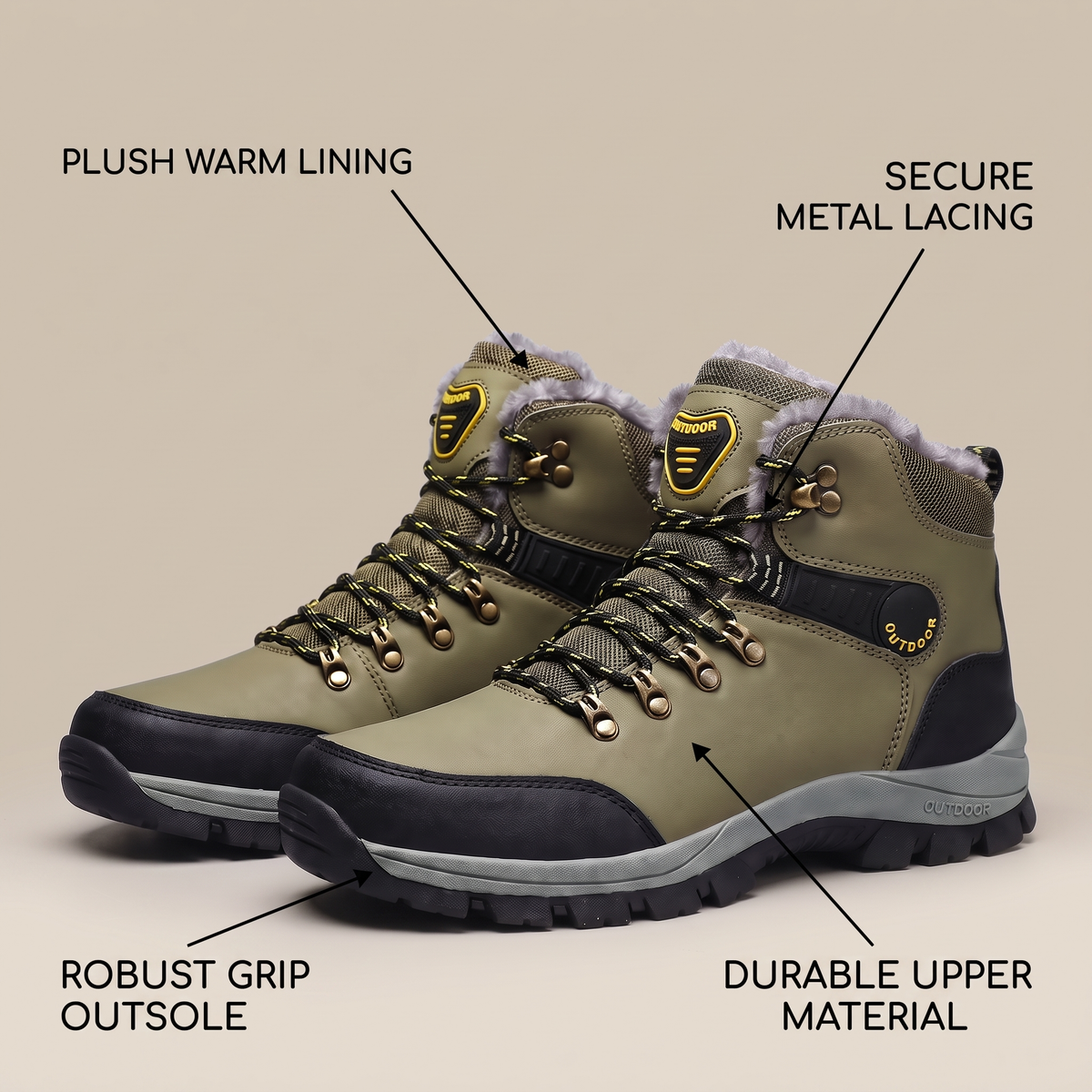 Waterdichte winterwandelschoenen