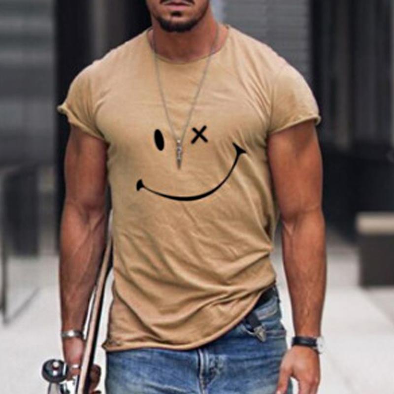 Image of Wayne | Heren T-shirt met Ronde Hals en Grafische Print