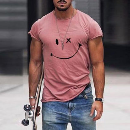Image of Wayne | Heren T-shirt met Ronde Hals en Grafische Print
