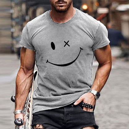 Image of Wayne | Heren T-shirt met Ronde Hals en Grafische Print