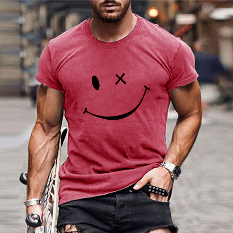 Image of Wayne | Heren T-shirt met Ronde Hals en Grafische Print