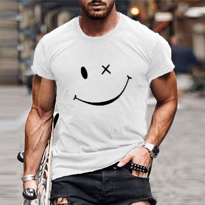 Image of Wayne | Heren T-shirt met Ronde Hals en Grafische Print