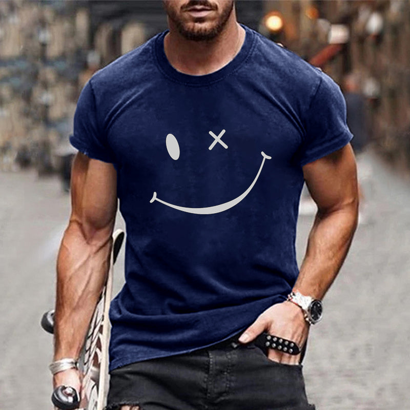 Image of Wayne | Heren T-shirt met Ronde Hals en Grafische Print