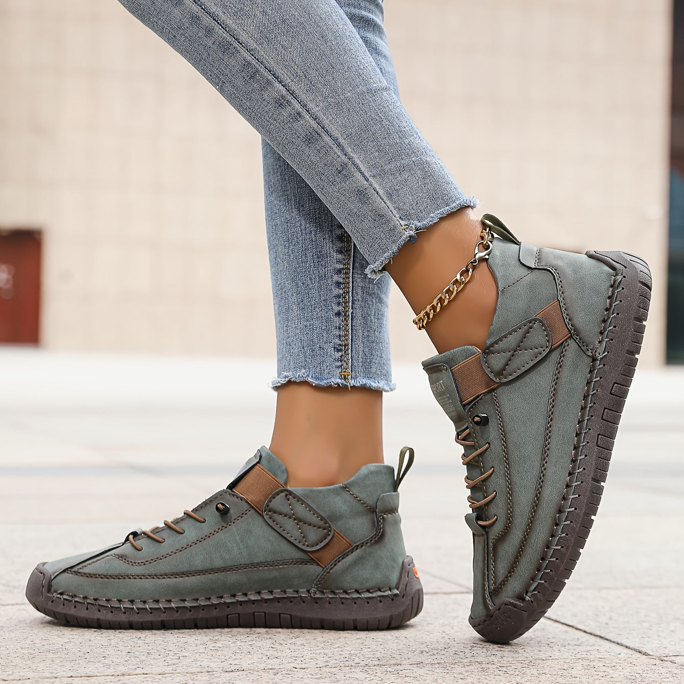 Image of Wendy | Dames Veterschoenen Enkel Sneakers
