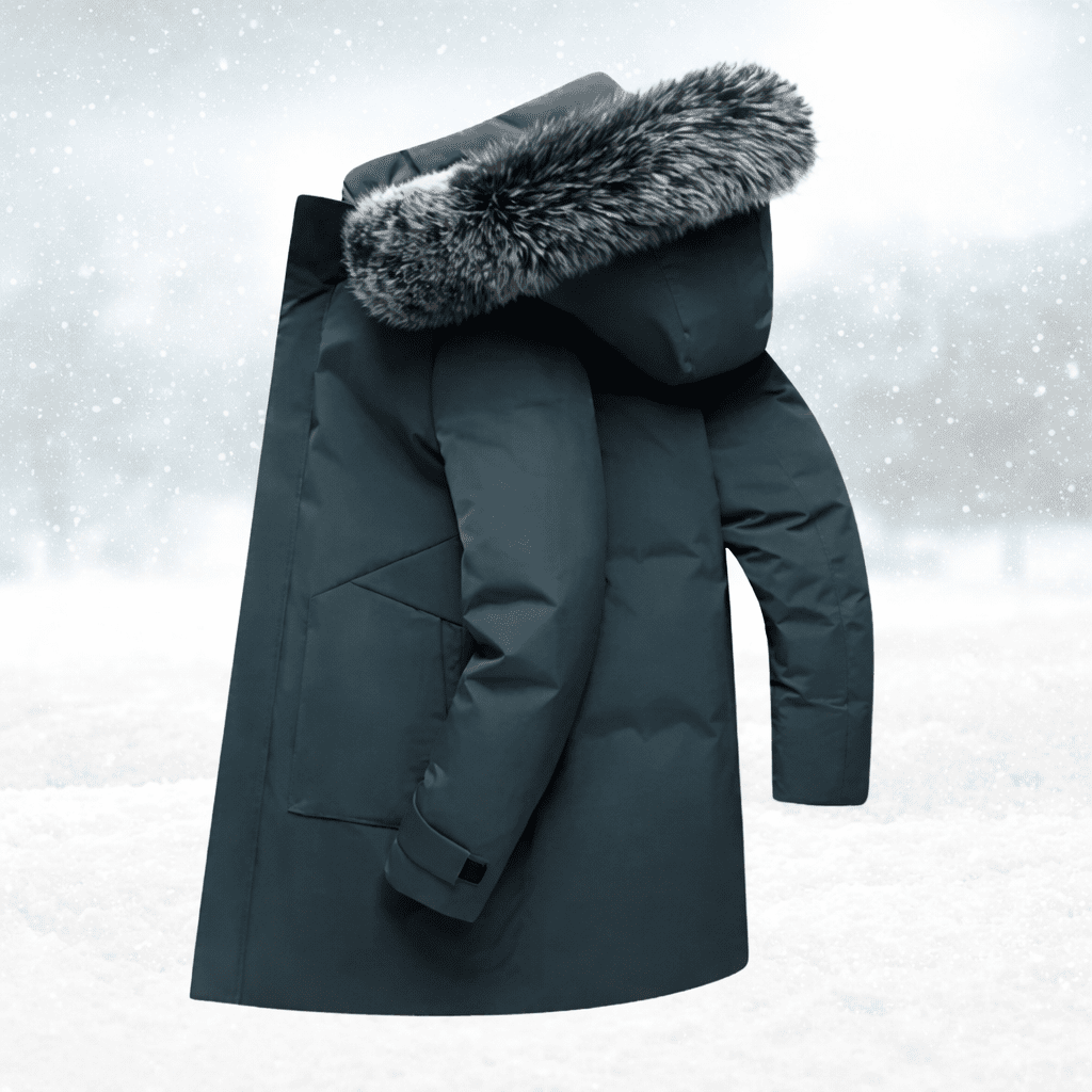 Winddichte winterparka voor heren met warme thermische voering en weerbestendige bescherming