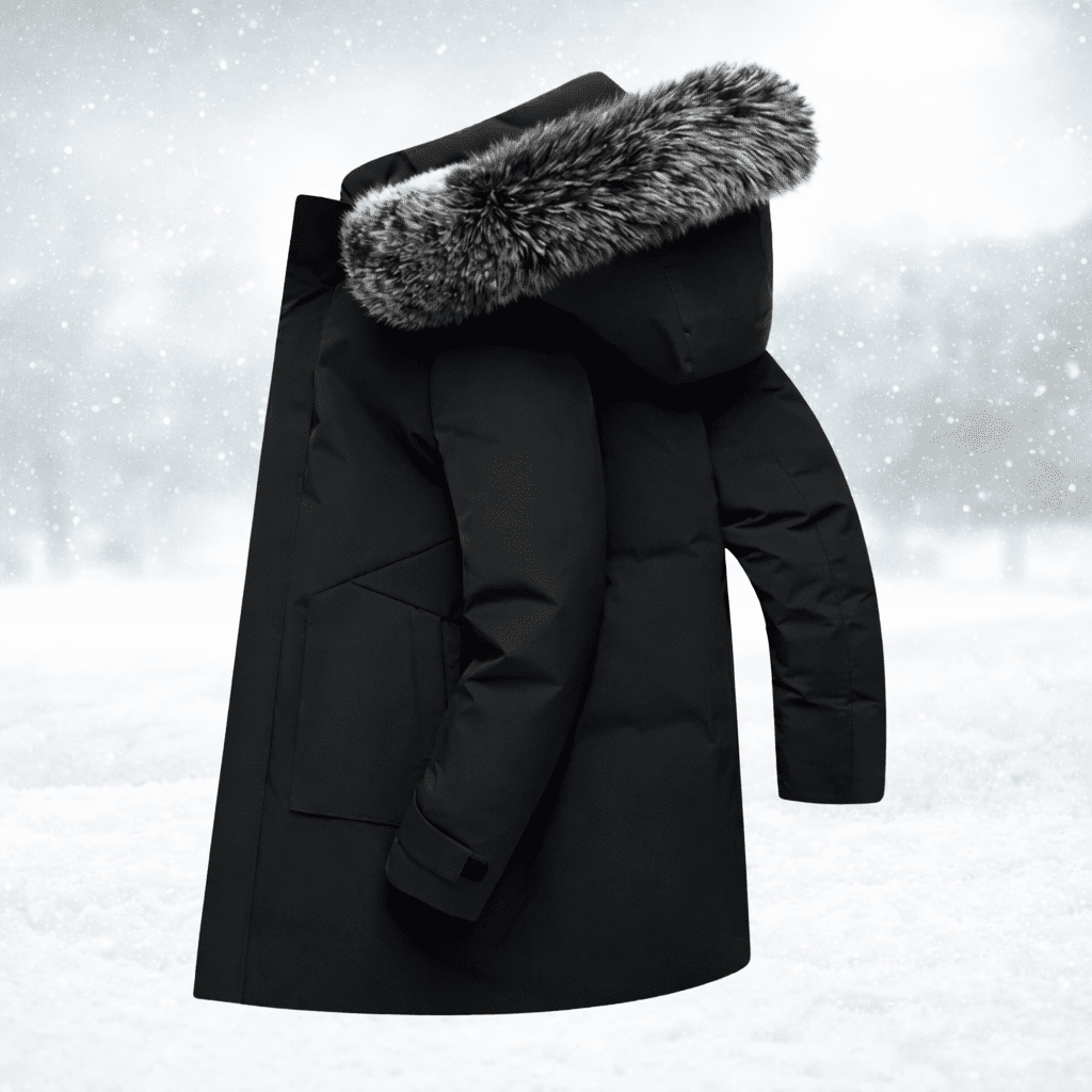 Winddichte winterparka voor heren met warme thermische voering en weerbestendige bescherming