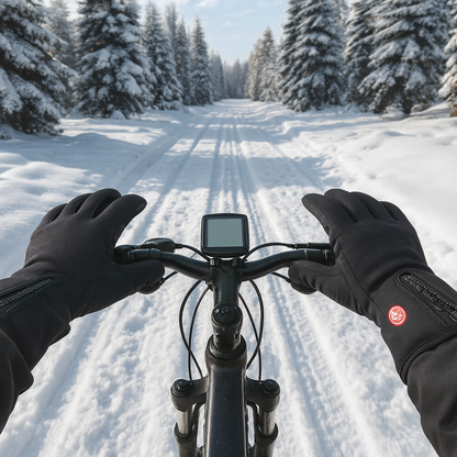 Winterhandschoenen met touchscreenvingers