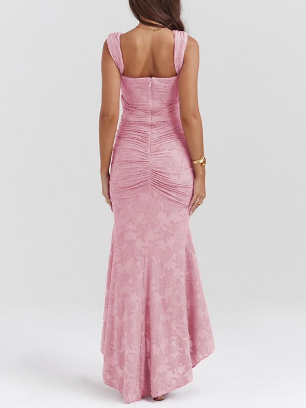Image of Yara | Dames Mouwloze Bodycon Midi Jurk