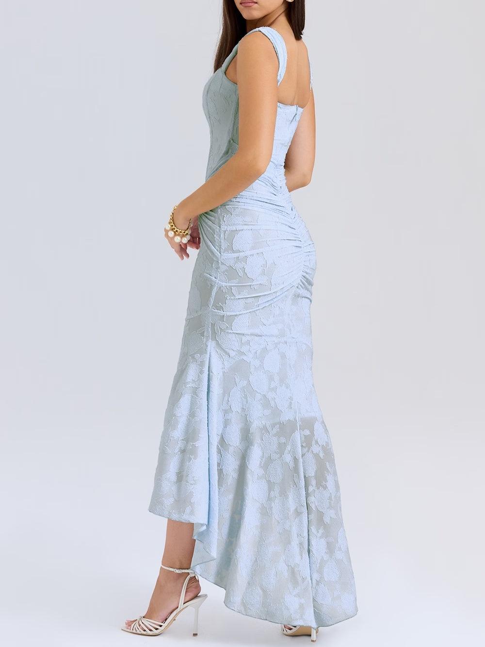 Image of Yara | Dames Mouwloze Bodycon Midi Jurk
