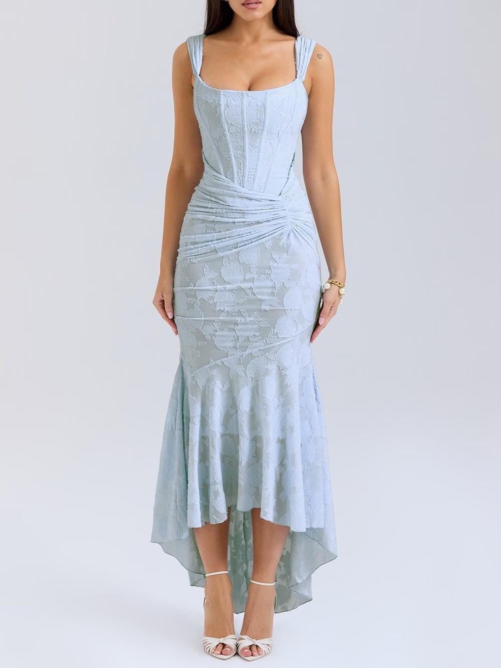 Image of Yara | Dames Mouwloze Bodycon Midi Jurk