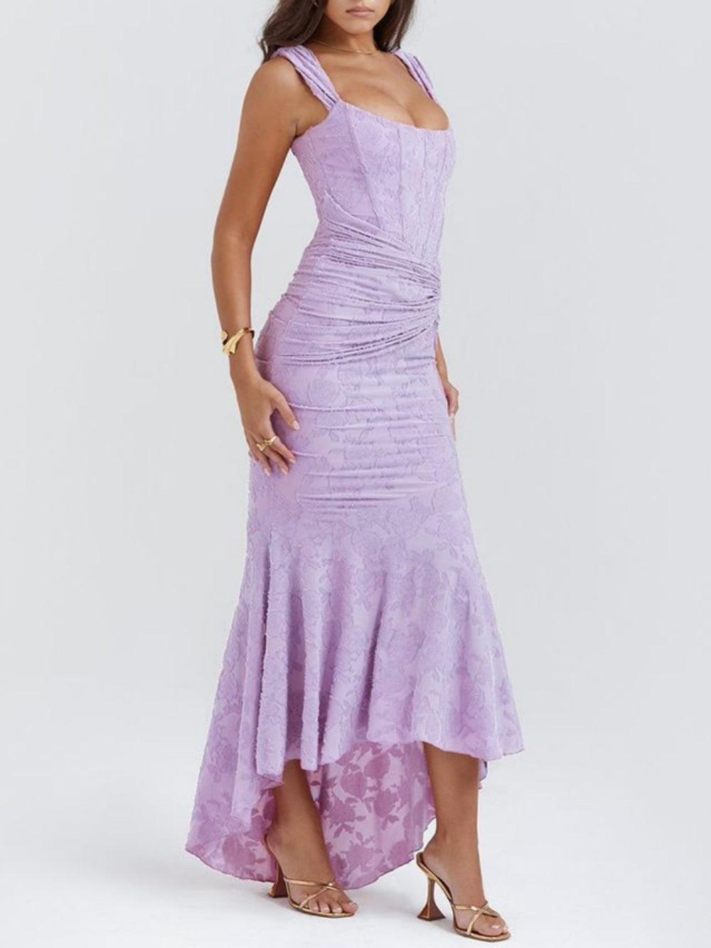Image of Yara | Dames Mouwloze Bodycon Midi Jurk